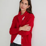 Cárdigan YERSE Daff Detalle Pañuelo Rojo