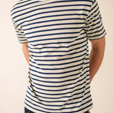 Camiseta SAINT JAMES Plouider II Ecru / Marine