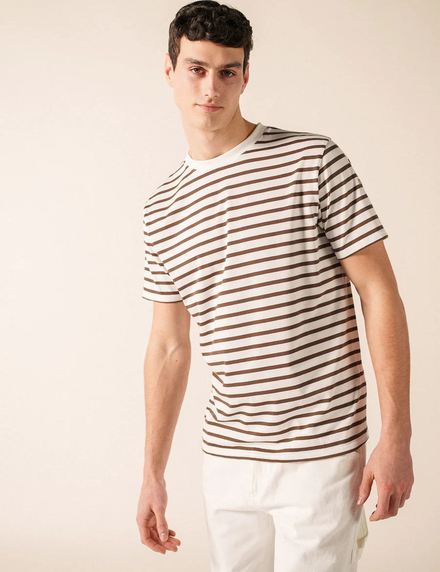 Camiseta SAINT JAMES Plouider Neige Expresso