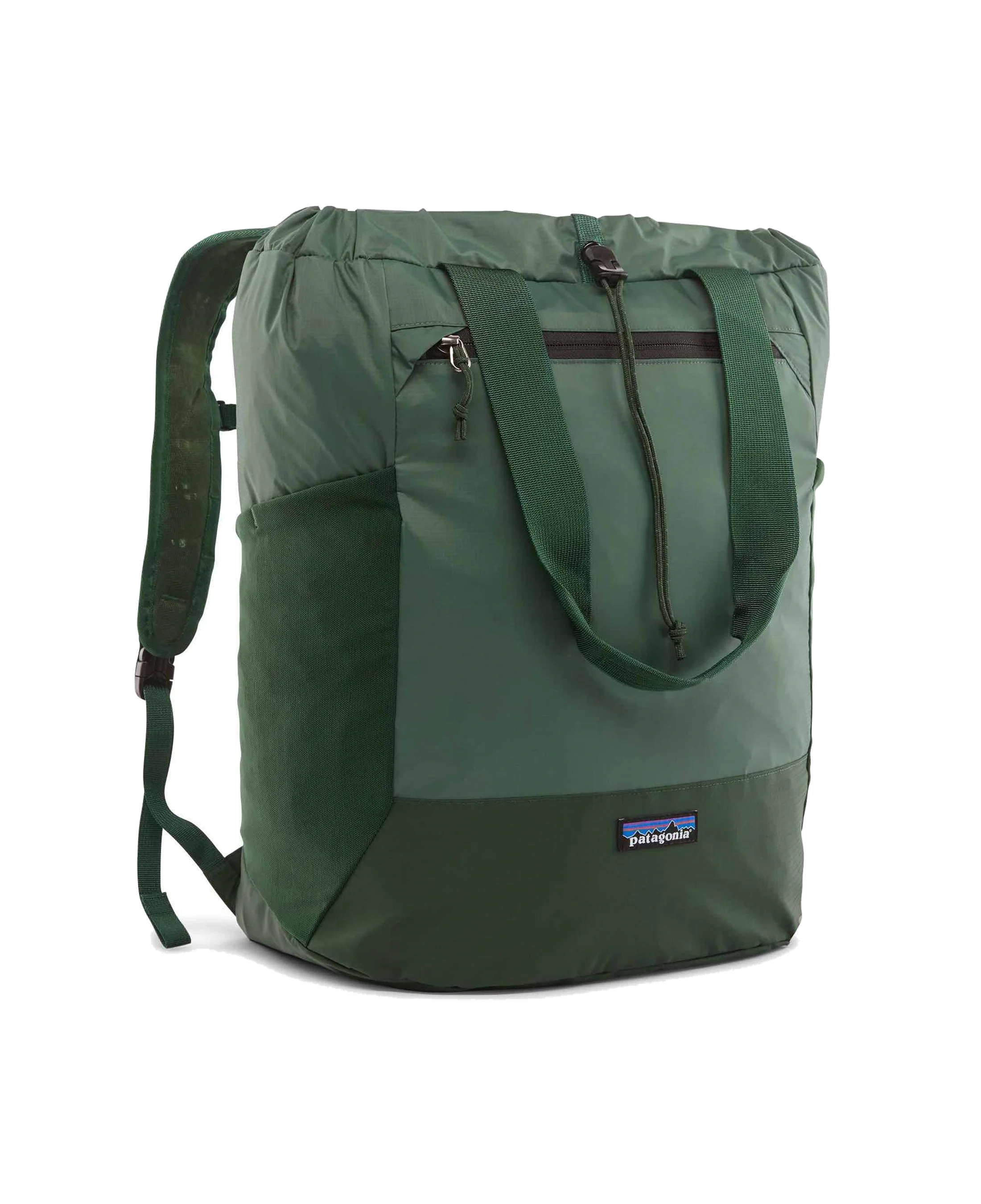 Terravia Tote Pack - Canopy Green flat frontal transparente 2200x2700