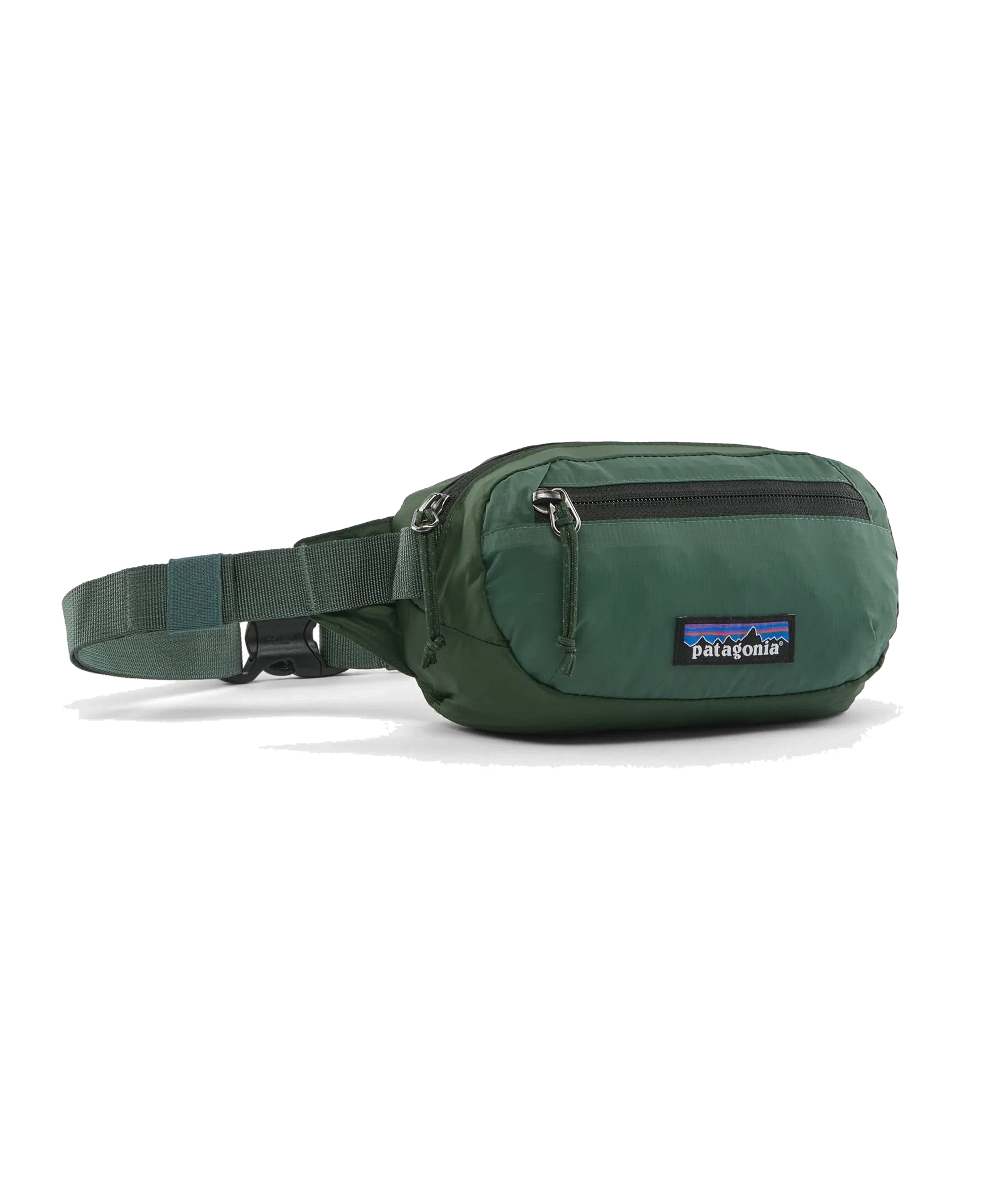 Terravia Mini Hip Pack 1L - Canopy Green flat frontal transparente 2200x2700
