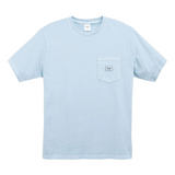 Camiseta HERSCHEL Pigment Dye Pocket Ashley Blue