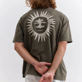 BIRDEN Oversize T-Shirt Soleil D'or Grün