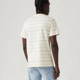 LEVI'S® Housemark Original Jay Printed Floral Stripe Egret T-Shirt 