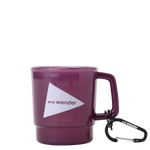 Taza AND WANDER Logo PP Purple - ECRU