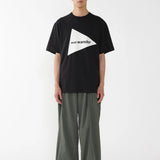 Camiseta AND WANDER Big Logo SS T Black