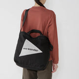 Bolso AND WANDER Recycle OX Logo Tote Bag Black