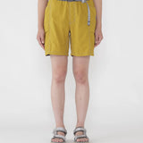 Bermudas AND WANDER x GRAMICCI Brushed Nylon Shorts Yellow