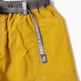 Bermudas AND WANDER x GRAMICCI Brushed Nylon Shorts Yellow
