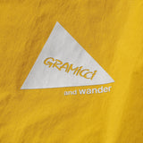 Bermudas AND WANDER x GRAMICCI Brushed Nylon Shorts Yellow