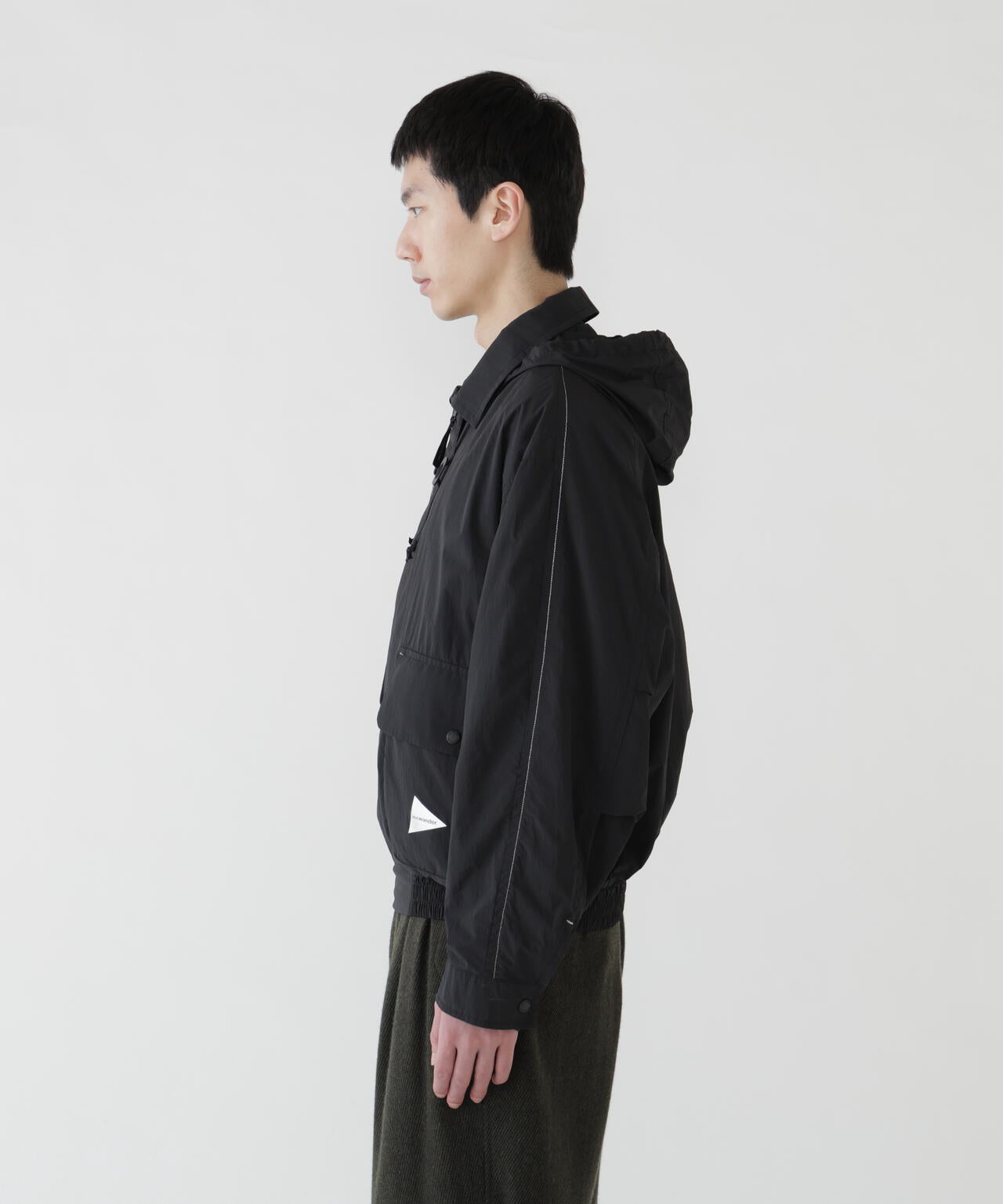 Chaqueta AND WANDER Water Repellent Light Jacket 2 Black - vista oficial