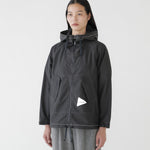 Chaqueta AND WANDER T/W Plain Hoodie Charcoal - vista oficial