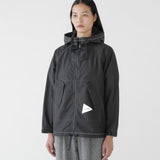 Chaqueta AND WANDER T/W Plain Hoodie Charcoal - vista oficial