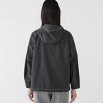 Chaqueta AND WANDER T/W Plain Hoodie Charcoal - vista oficial