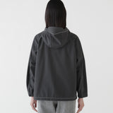 Chaqueta AND WANDER T/W Plain Hoodie Charcoal - vista oficial