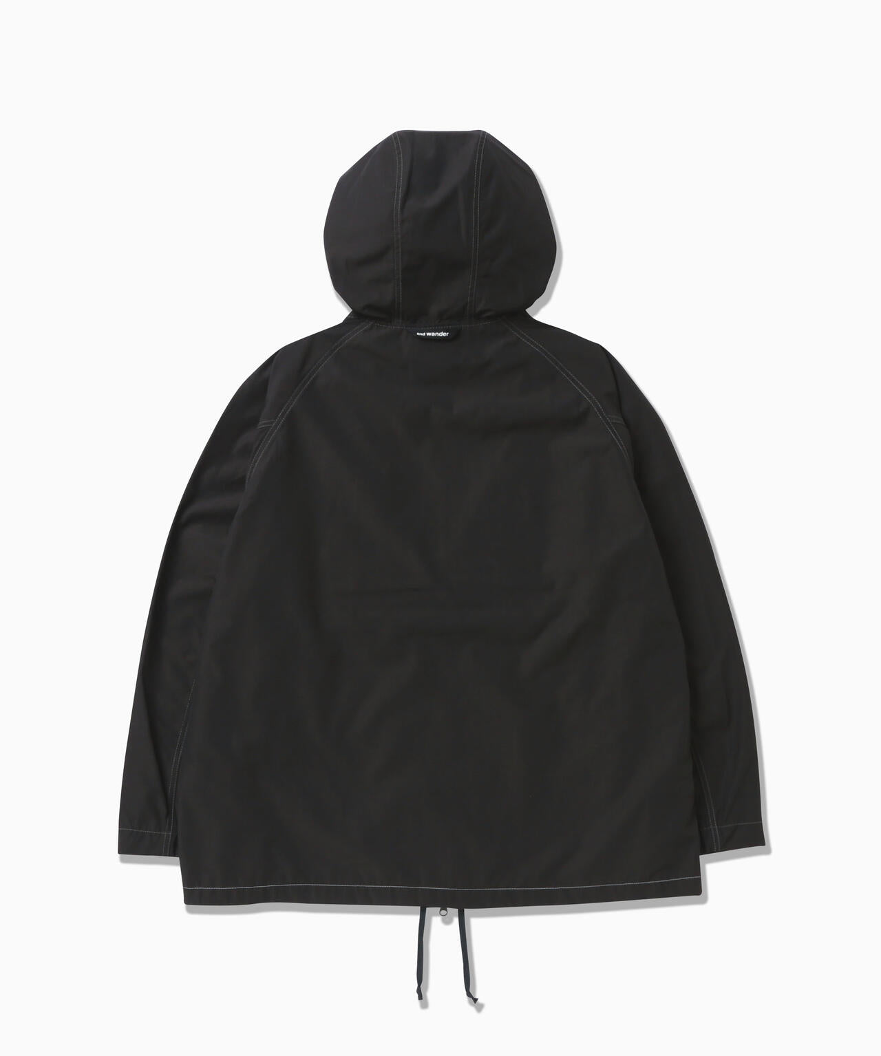 Chaqueta AND WANDER T/W Plain Hoodie Charcoal - vista oficial