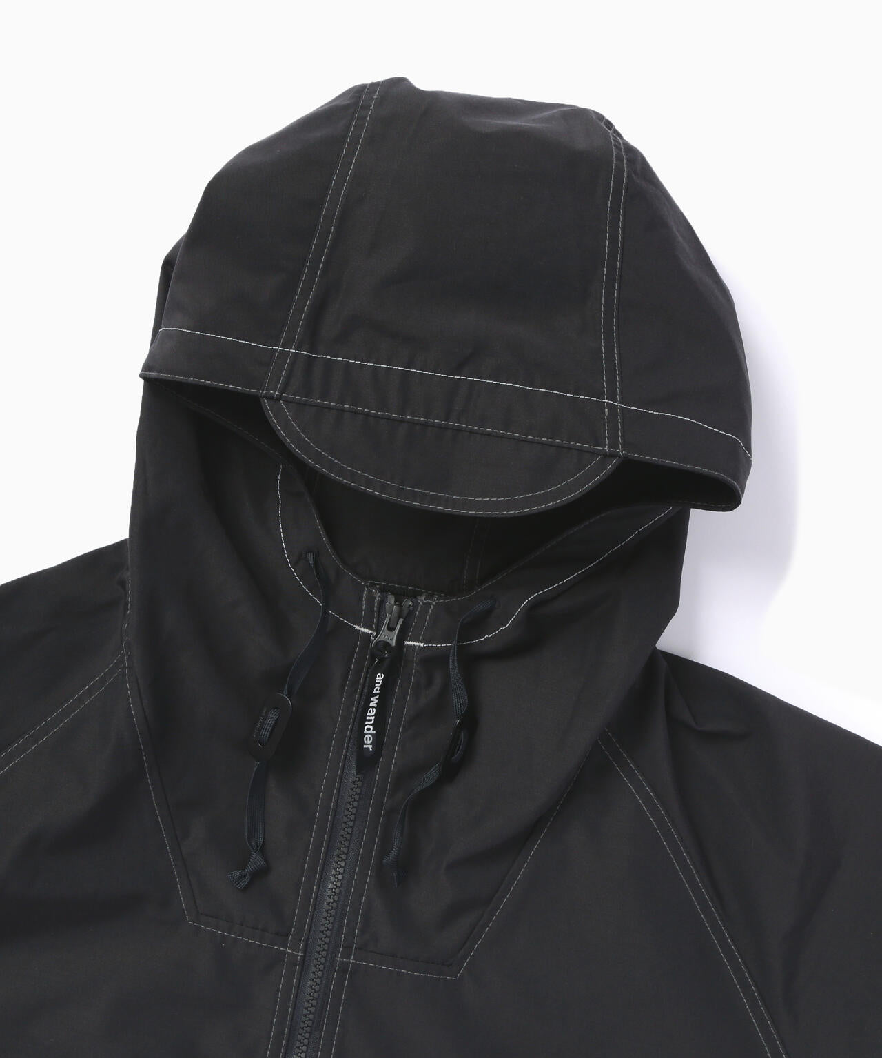 Chaqueta AND WANDER T/W Plain Hoodie Charcoal - vista oficial