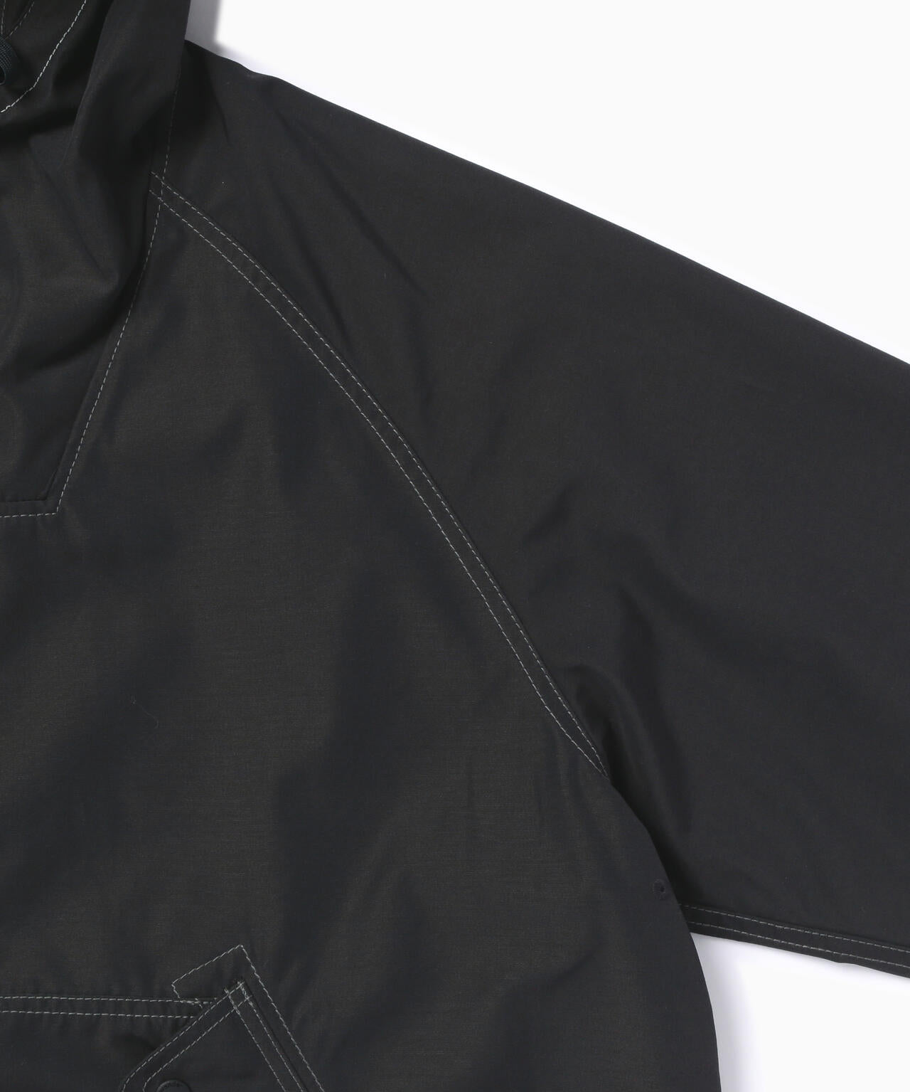 Chaqueta AND WANDER T/W Plain Hoodie Charcoal - vista oficial