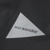 Chaqueta AND WANDER T/W Plain Hoodie Charcoal - vista oficial