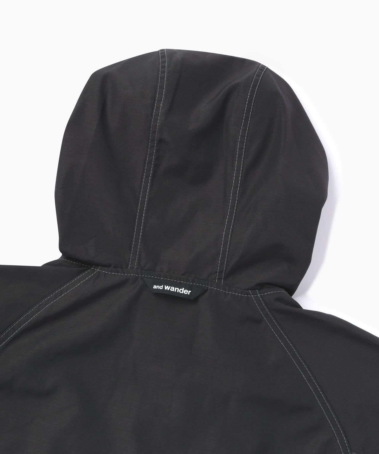 Chaqueta AND WANDER T/W Plain Hoodie Charcoal - vista oficial