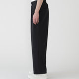 Pantalones AND WANDER Light W Cloth Wide Pants Black - foto oficial 4