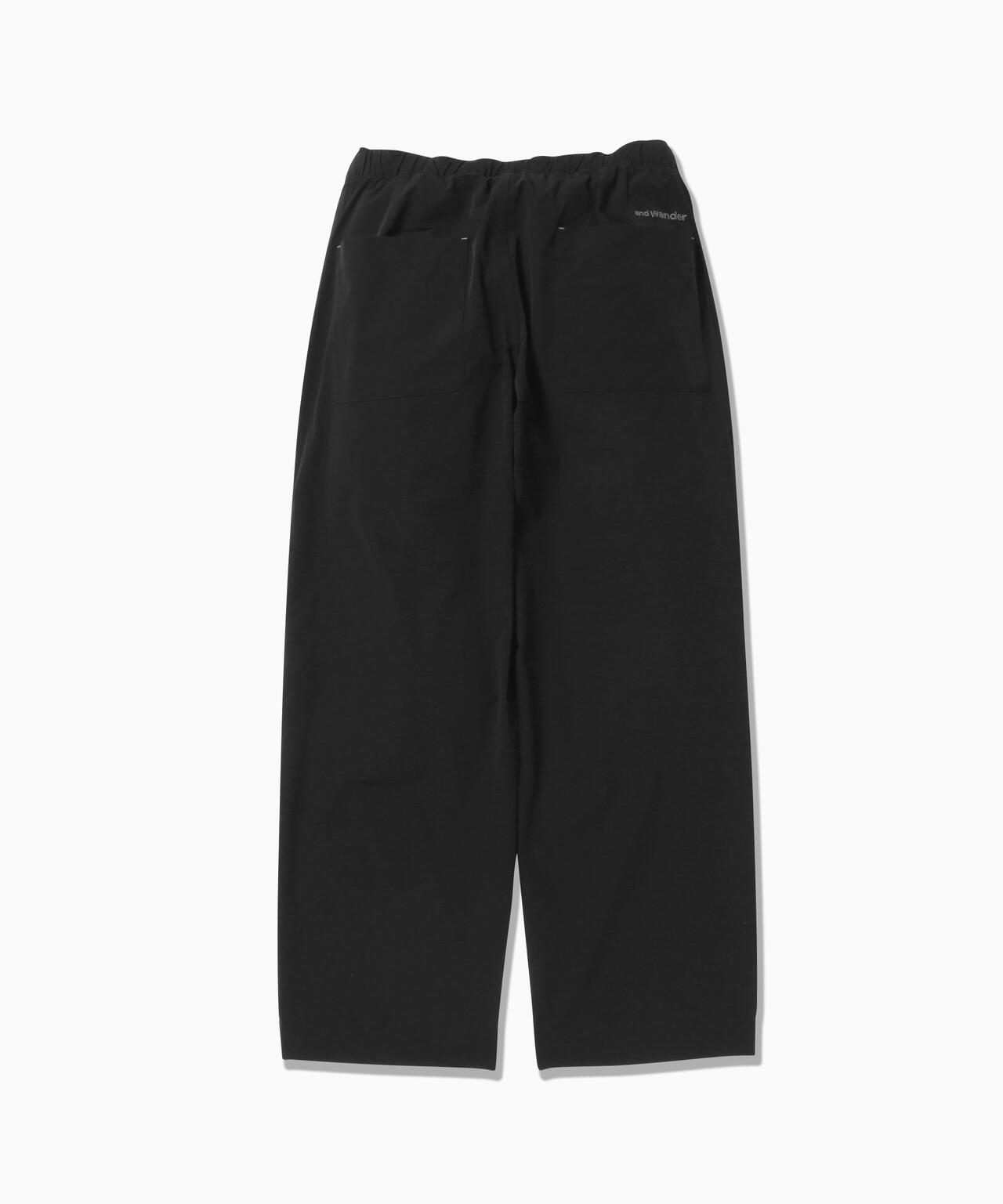 Pantalones AND WANDER Light W Cloth Wide Pants Black - foto oficial 6