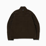Sudadera AND WANDER Sweat Pullover Dark Brown - vista oficial