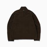 Sudadera AND WANDER Sweat Pullover Dark Brown - vista oficial