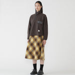 Sudadera AND WANDER Sweat Pullover Dark Brown - vista oficial