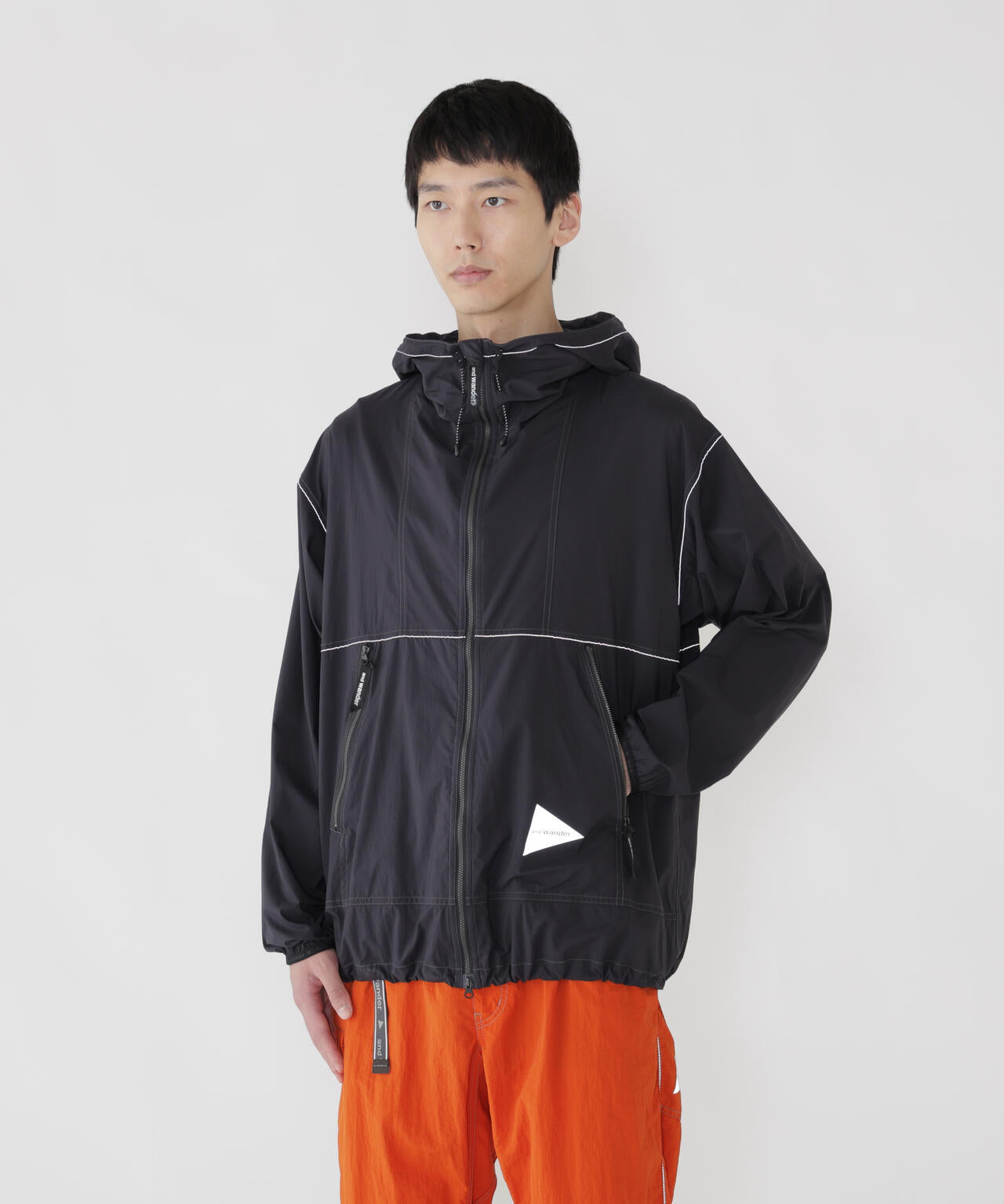 Chaqueta AND WANDER PERTEX Wind Jacket Black - vista oficial