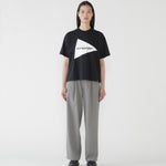 Camiseta AND WANDER Big Logo SS T Black - vista oficial