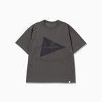 Camiseta AND WANDER Big Logo SS T Gray - vista oficial