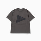 Camiseta AND WANDER Big Logo SS T Gray - vista oficial