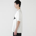 Camiseta AND WANDER Big Logo SS T White - vista oficial