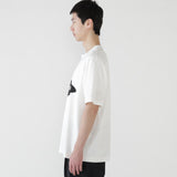Camiseta AND WANDER Big Logo SS T White - vista oficial
