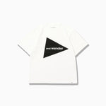 Camiseta AND WANDER Big Logo SS T White - vista oficial