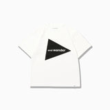 Camiseta AND WANDER Big Logo SS T White - vista oficial