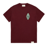 Camiseta CAT Moto Graders Bordeaux
