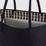Bolso Tote BAGGU Large Nylon Reversible Black Mix