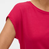 Camiseta VERO MODA plain Jazzy Medium Purple