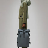 Mochila RAINS Rolltop Rucksack Large Lagoon