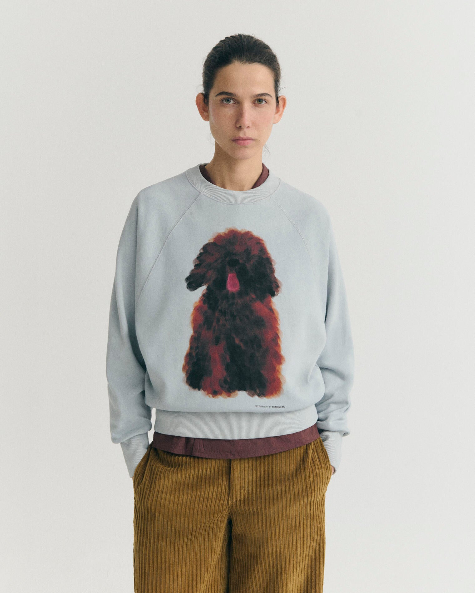 PET PORTRAIT BLUE BONNIE SWEATSHIRT