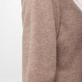 NÜMPH Nukally Taupe Gray Sweater