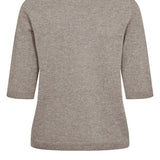 NÜMPH Nukally Taupe Gray Sweater