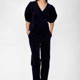 NÜMPH Nujoanna Dark Sapphire Bluse