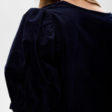 NÜMPH Nujoanna Dark Sapphire Bluse