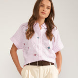 Camisa NÜMPH Nusurfer Prism Pink