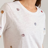 Camiseta NÜMPH Nushellpa Bright White