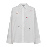 Camisa NÜMPH Nutenja Bright White