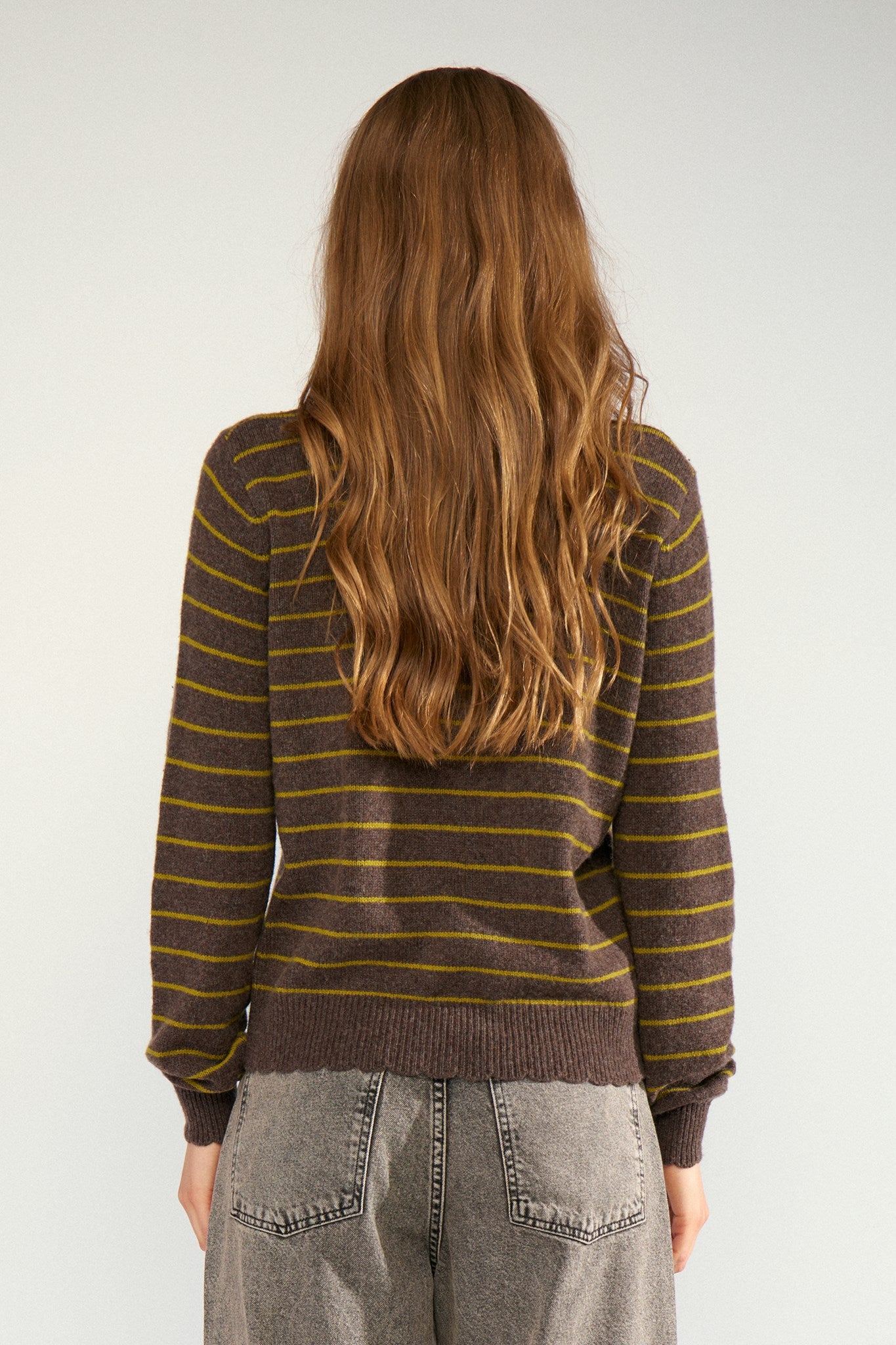 Jersey NÜMPH Lucinda Stripe Black Coffee - imagen oficial 3